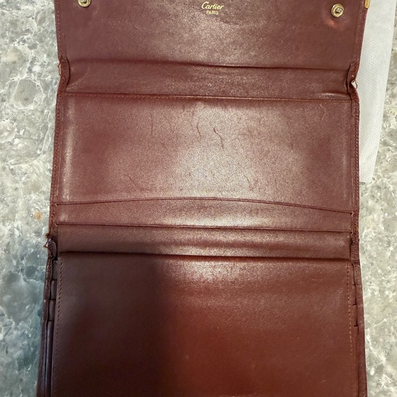 Cartier Brown Leather Wallet - Picture 5 of 8